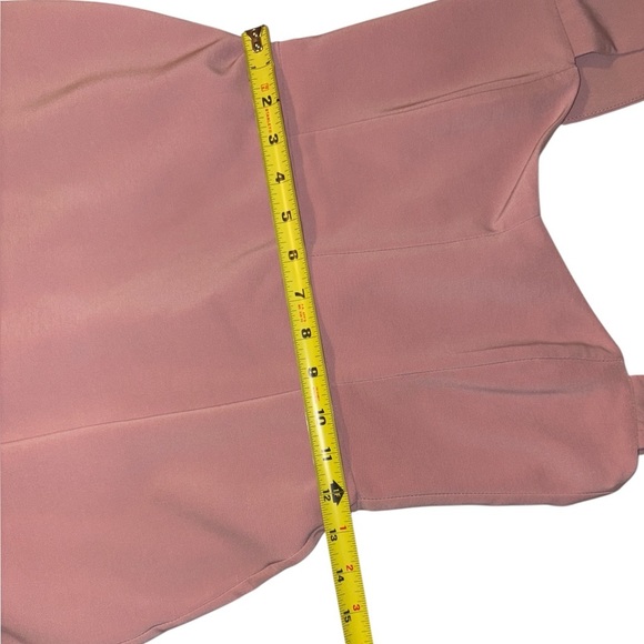 Nookie Divine Midi Dress Dusty Light Pink Strapless Back Zipper Lined Size Small - Picture 8 of 12